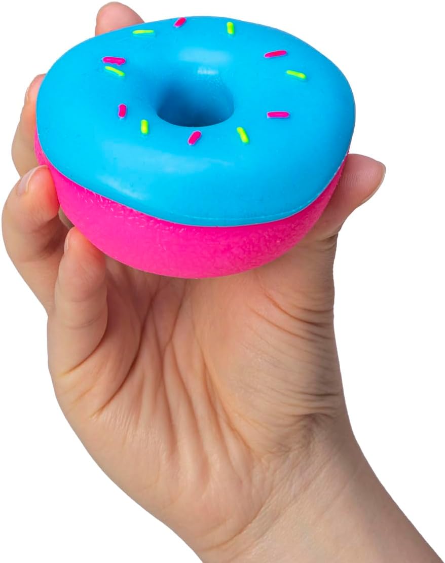 Schylling NeeDoh Dohnuts - Sensory Fidget Toy - Assorted Colors - Ages 3 to Adult (Pack of 1) - Image 6