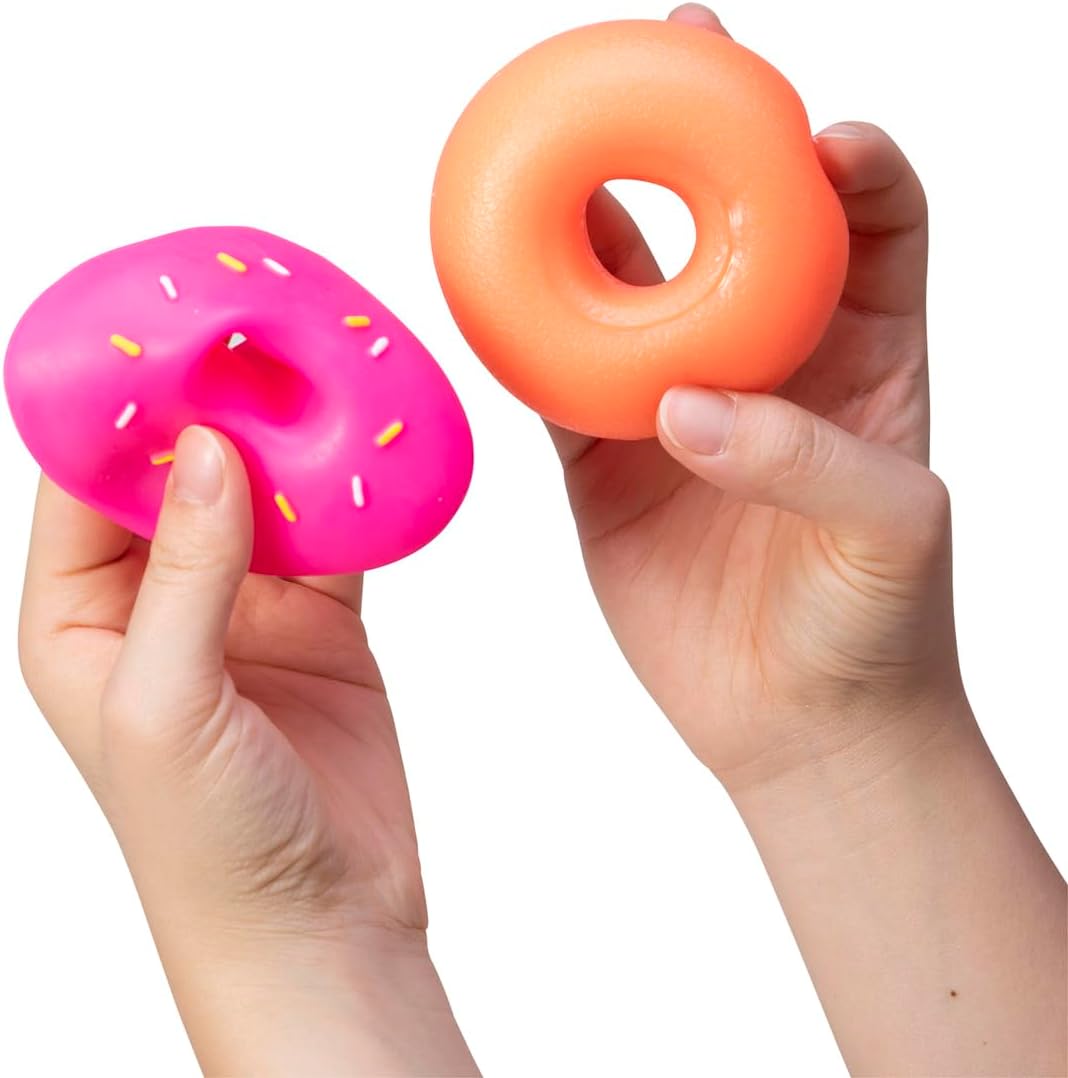 Schylling NeeDoh Dohnuts - Sensory Fidget Toy - Assorted Colors - Ages 3 to Adult (Pack of 1) - Image 5